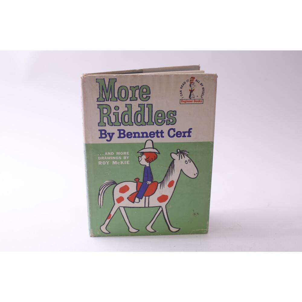 More Riddles, Bennett Cerf Picture Book, Beginner Books, Vintage ~ 250622-WH 354